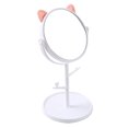 thumbnail image 1 of White Rotatable HD Makeup Mirror - Portable Tabletop Round Vanity Mirror for Students, Dorm Rooms & Home Use - Lightweight, Distortion-, Decorative Princess-Style Desktop with Premium Materials, 1 of 6
