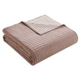 thumbnail image 4 of VCNY Home Embroidered 3-Piece Rose Pick Stitch Microfiber Quilt Set, King, 4 of 5