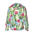 thumbnail image 3 of Haiem Flowers and Cactus UPF 50+ Fishing Shirts for Men Long Sleeve UV Sun Protection Hoodie Non-Mask Outdoor Hiking Shirts, 3 of 9