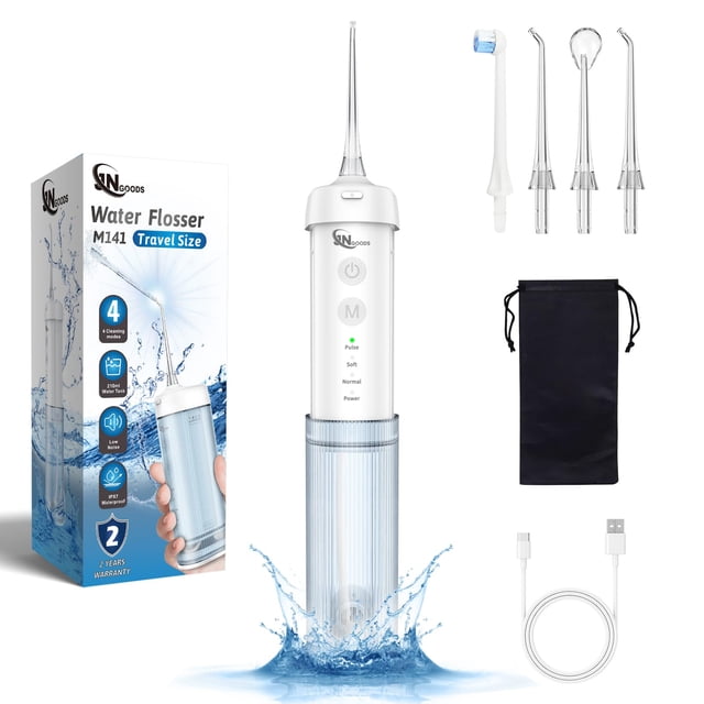 Mini irrigador bucal portátil inalámbrico Water Flosser JNGOODS
