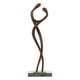 thumbnail image 1 of Tooarts Abrazo Pareja Escultura Abstracta de Latón Exquisita Artesanía Tooarts Escultura de metal, 1 of 6