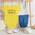 thumbnail image 3 of Gill McFinn Golden Trout Fish Fishing Romper Boys or Girls Infant Baby Brisco Brands 6M, 3 of 6