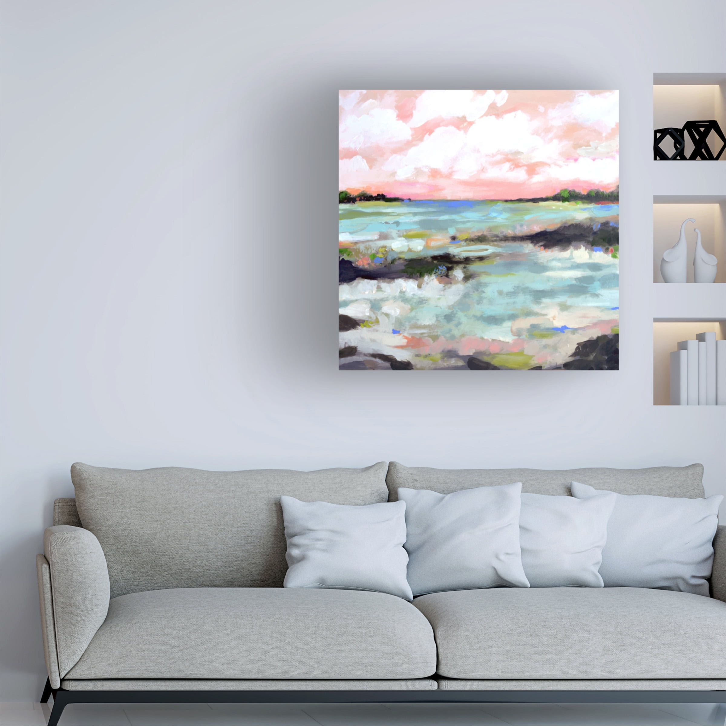 Karen Fields 'Surfscape III' Canvas Art