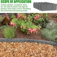 Garden Edge No With Edge Black Stone Effect Edge Fence Patio Edge