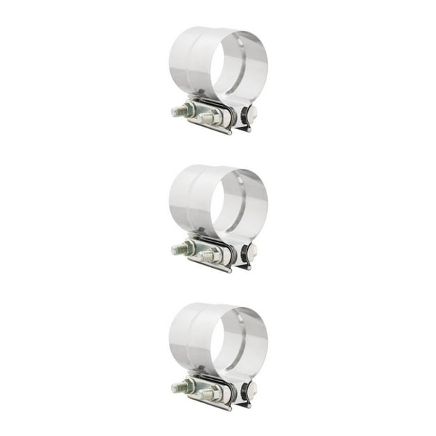 Riwesomey Abrazadera de manguera ajustable Universal para camión, silenciador de escape portátil para vehículo, Clip de tubería, accesorios Type1 NO1