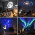 thumbnail image 3 of 2-in-1 Projector Night Light, USB Starry Sky Projector with 12 Interchangeable Slides, Rocket-Shaped LED Galaxy Light with 360° Rotating Flexible Arm for Bedroom, Ceiling, Kids Room & Party Decor, 3 of 6