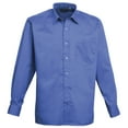 thumbnail image 1 of Premier Mens Premier Poplin Long-Sleeved Formal Shirt, 1 of 3