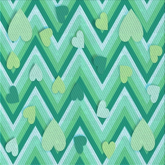 Ahgly Company Indoor Square Patterned Turquoise Green Area Rugs, 7' Square