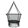 thumbnail image 2 of BigSave Macrame Hanging Hammock Chair, Indoor & Outdoor Swing Chairs, Use Balcony, Patio, Hallway, Garden, Beige, 2 of 8