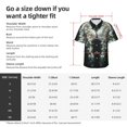 thumbnail image 5 of Susaid Floral Angelic White Wings Print Hawaiian Shirts for Men Women,Hawaiian Summer Short-Sleeve Casual Relaxed-Fit Button-Down,X-Large, 5 of 7