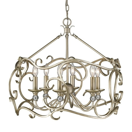 Golden Lighting 4616 6 Colette Light Candle Style Chandelier Golden Lighting 4616 6 Colette Light Candle Style Chandelier