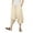 Khaki, variant on toraway Summer Men Cargo Pants Black Men Summer Casual Drawstring Mid Waist Cotton Loose Cropped with Pockets XL