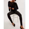 thumbnail image 4 of Biekopu Women Leggings, High Waisted Leggings Solid Slim Fit Fall Tights Trousers for Casual Daily, 4 of 7