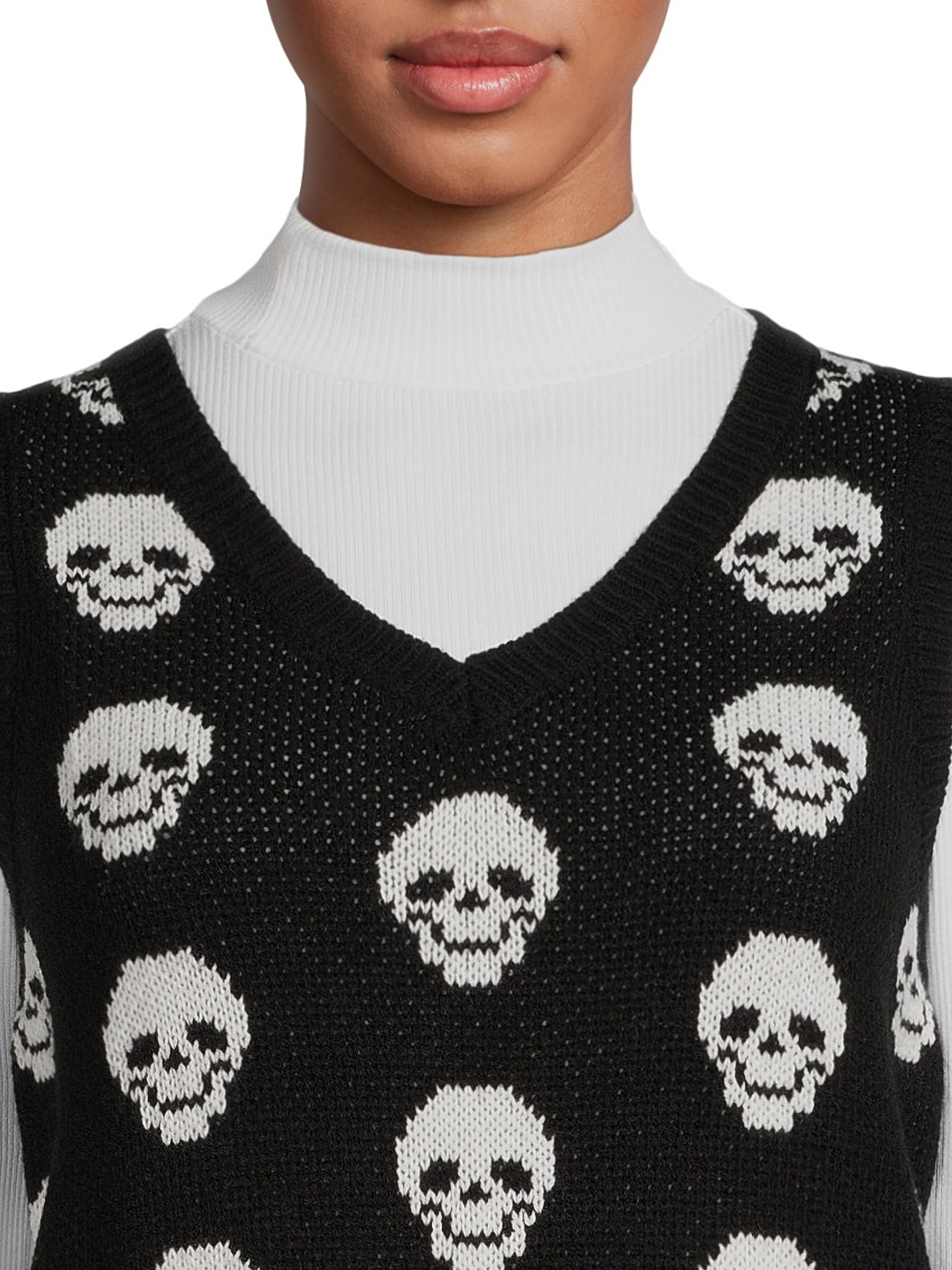 No Boundaries Women’s V-Neck Sweater Vest