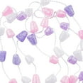 thumbnail image 5 of Kurt Adler Artificial Garland Glitter Gum Drop Christmas Pink Purple White 9', 5 of 5