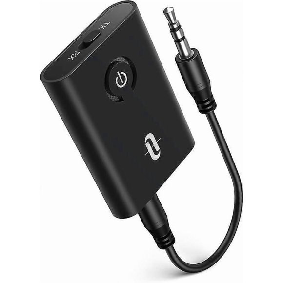 TaoTronics Bluetooth Transmitter Receiver, 2-in-1 Audio Adapter for Lossless Sound with AptX Low Latency