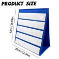 thumbnail image 3 of Schedule pocket chart for classroom, Self‑Standing Tabletop Desktop Pocket Chart, Double Sided Desktop Pocket Chart with Bonus 20 Dry Erase Cards for Classroom Home Office,A,43*33, 3 of 6