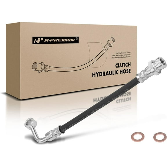A-Premium Clutch Hydraulic Hose Line Compatible with Hyundai Tiburon 2003 2004 2005 2006 2007 2008 V6 2.7L, Replace# 416402C000, 416402D300