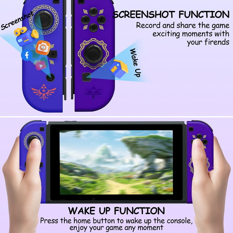 Nintendo Switch yuu(-_-) Nintendo OLED Joypad Controller for Switch, Left & Right JC