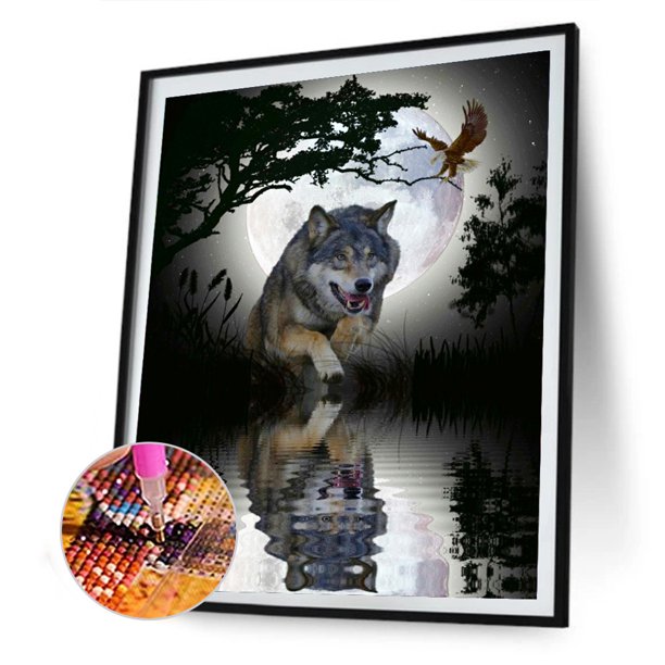 Cuadros Decorativos Kit de póster de varios animales 5D de pintura de diamante de taladro redondo completo de bricolaje (A1545) Sywqhk Nuevos Originales
