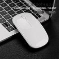 thumbnail image 4 of CHOK Rechargeable wireless mouse dual mode slim portable mouse with LED light USB 2.4GHz and Bluetooth 5.2 wireless silent mouse for laptop Windows/Mac system computers., 4 of 5