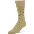 thumbnail image 4 of 7BIGSTARS KINGDOM Men's Dress Socks Cotton - 6 pack- Dotted Crew Casual Sock Size 10-13 Shoe Size 6-12 Khaki L, 4 of 6
