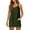 Army Green, variant on One Piece Dress With Shorts For Women Athletic Short Dress With Pockets Summer Tennis Workout Active Romper Dress Sleeveless Mini Dress Built In Shorts Button Crew Neck Strap Sundress Outfits