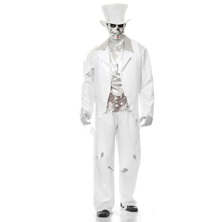 White Ghost Groom Costume