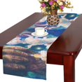 thumbnail image 2 of BSDHOME Spiritual Sacred Tree Of Four Faces Cotton Linen Table Runner 16x72 Inches, 2 of 4