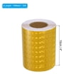 thumbnail image 2 of Unique Bargains Reflective Tape, 4' x 33 Ft Waterproof High Visibility Warning Safety Tape, Yellow, 2 of 6