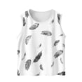 thumbnail image 2 of Hpgjzj Kids Soft Undershirt Tank Tops Cotton Print Undershirt Sleeveless Shirts for Girls Boys Unisex, 2 of 6