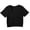 Black, variant on Women's V Neck Ribbed Short Sleeve Form Fitting Crop Tops for Women Daily Casual All-Day Comfort Wear
