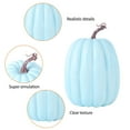 thumbnail image 3 of 8 Inch Large Artificial Pumpkins Decor Foam Decorative Pumpkins for Halloween Autumn Harvest Home Decorations, 3 of 7