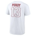 thumbnail image 3 of Men's Brock Purdy White San Francisco 49ers Outline Player T-Shirt, 3 of 3