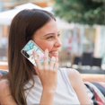 thumbnail image 4 of Marble Pattern TPU Back Cover with Ring Kickstand for 5G Smartphones, 4 of 4