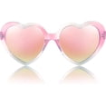 thumbnail image 2 of FEISEDY Polarized Heart Shaped Sunglasses Oversized Vintage Fashion Love Eyeglasses for Women UV400 B2337, 2 of 14