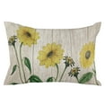thumbnail image 7 of Farmhouse Vintage Sunflowers on Wooden Grian Outdoor Pillow Covers Waterproof Throw Pillow Cover 20x12in Set of 2,Rectangle Decorative Pillowcases Cushion Case for Patio Sofa Couch,Still Life, 7 of 7