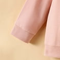 thumbnail image 4 of Odeerbi Toddler Boys Girls Cotton Crewneck Sweatshirts Fall Winter Pullover Sweatshirt Children's Clothing New Long Sleeve Cotton Sweater Toddler Clothes Pink, 4 of 9