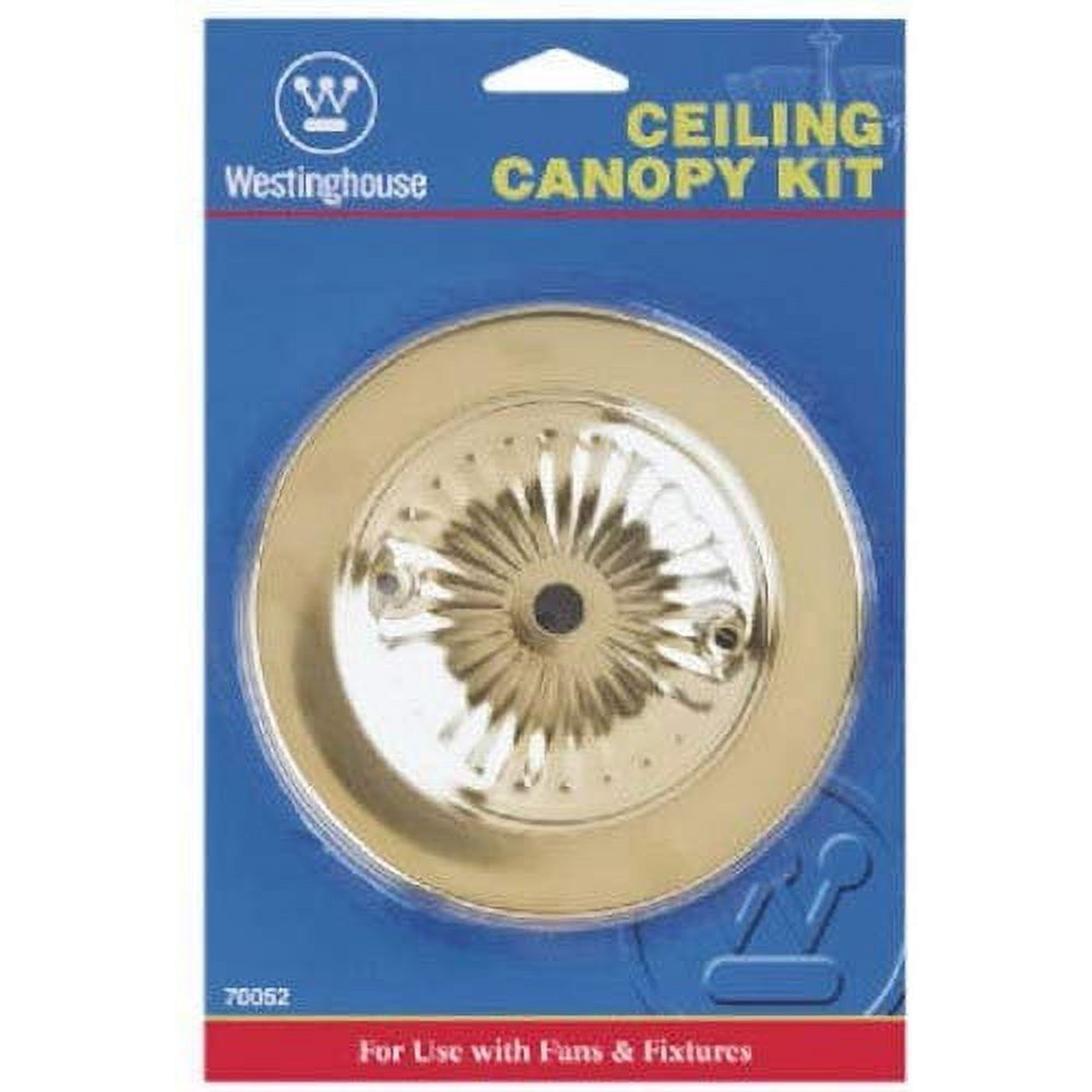 Westinghouse Traditional Canopy Kit - Brass Finish - Ceiling Light Accessory