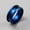 Blue, variant on Stainless Steel Multicolor Grooved Finger Ring Settings Ring Core Blank Inlay 8mm Size 8 R49