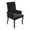 Black, variant on Hassch Chenille Upholstered Dining Chair, Mid-Century Modern Armchair with Tufted Backrest and Solid Wood Legs for Kitchen & Dining Room (Black)