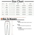thumbnail image 3 of LEBONYARD Pants for Women Plus Size Clearance,Women's Stylish Casual Zipper Lace-up Solid Color Pants Blue M, 3 of 7