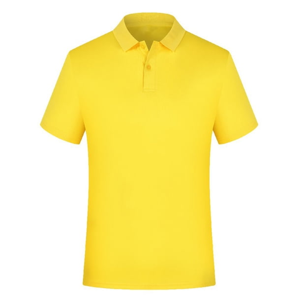 Blusa y camisa de manga corta con cuello vuelto para niños, camiseta de verano de color liso con cuello de manga corta para niños, camiseta de poliéster para niños