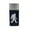 Black/Silver, variant on Cigar Case with Cutter - Bigfoot Sasquatch - Leather