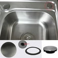 thumbnail image 3 of Steel Kitchen Sink Tap Hole Blanking Plug Plate Cover Stopper U0O8, 3 of 9