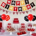 thumbnail image 3 of Banner de cumpleaños Woizoeiy Happy Birthday, rojo, negro y amarillo, 3 of 8