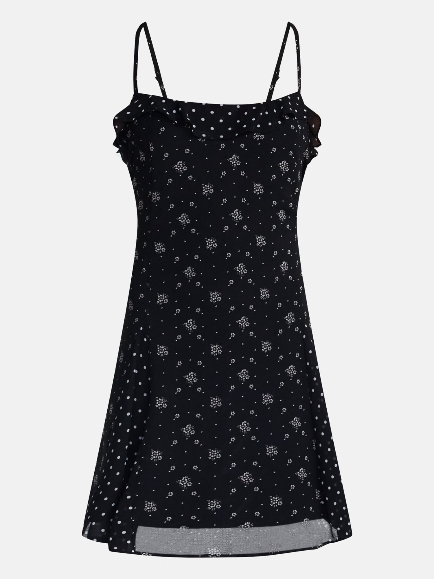 No Boundaries Printed Swing Mini Dress, Women's XXS-XXL