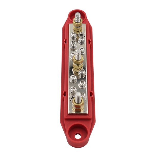 Alimentación De Terminales Bloque de distribución de energía del terminal de la barra de bus DC 48V para el organizador del cable del coche del barco RV