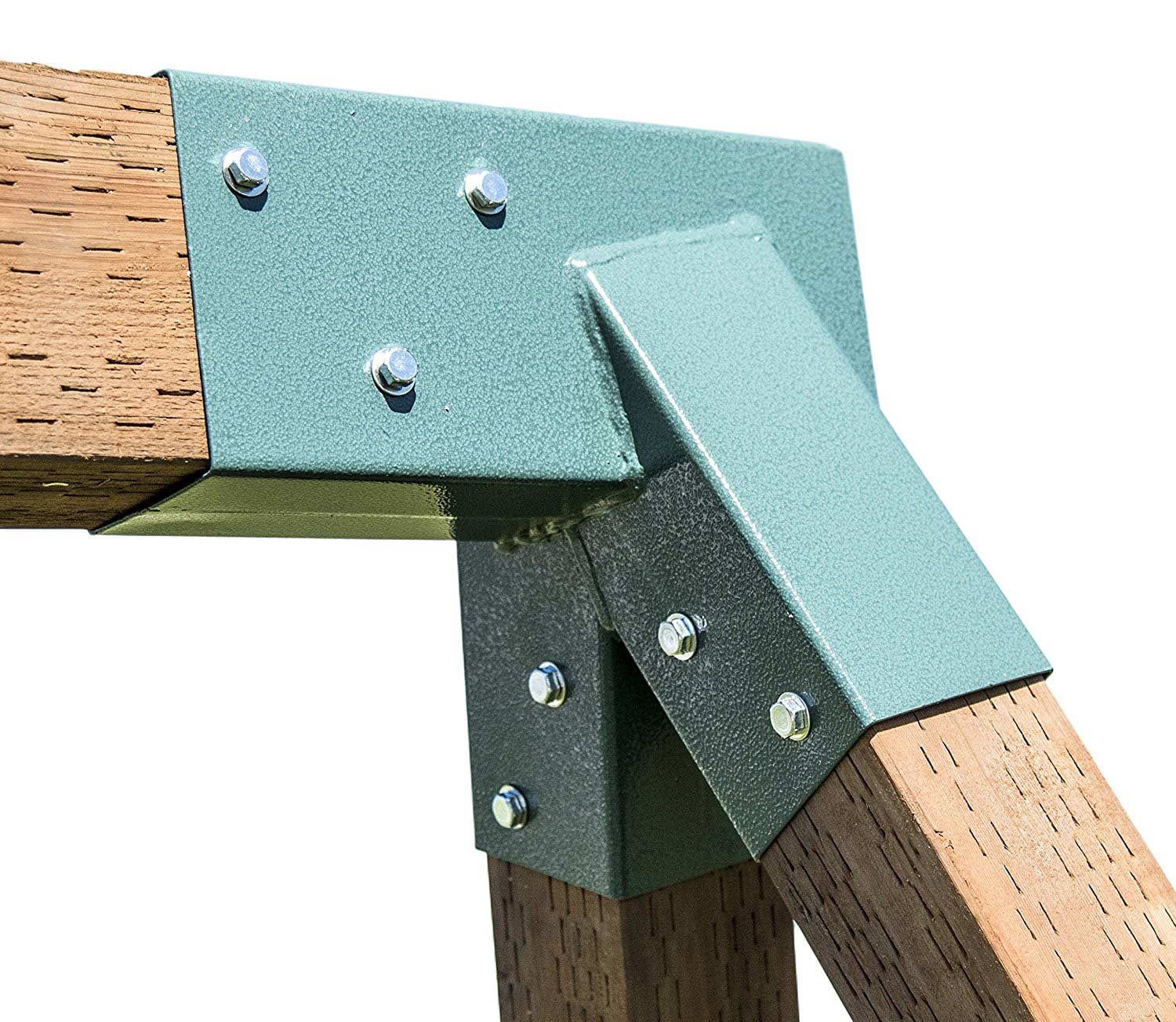 Green Powder Coating Set Of 2 A-Frame Bracket Swingan 