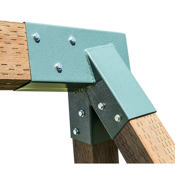 A Frame Swing Set Bracket For 2 4x4 Legs And 1 4x6 Beam Includes